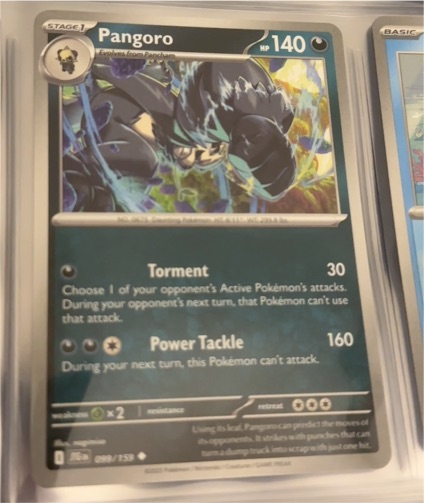 2025 Pokémon Journey Together #099 Pangoro — front