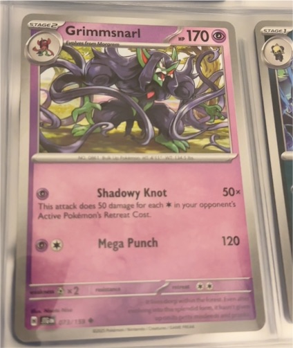 2025 Pokemon Journey Together #073 Grimmsnarl — front