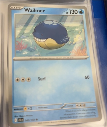 2025 Scarlet & Violet Journey Together #40 Wailmer — front