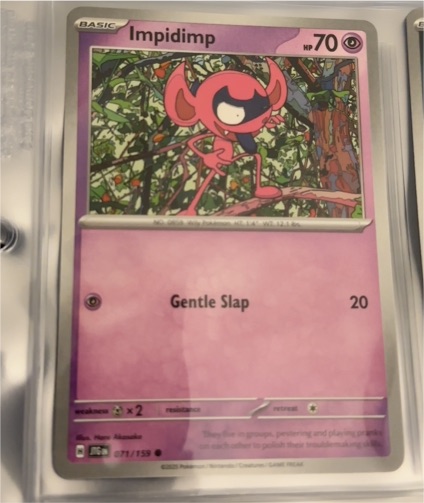 2023 Pokémon SV09: Journey Together #071 Impidimp — front
