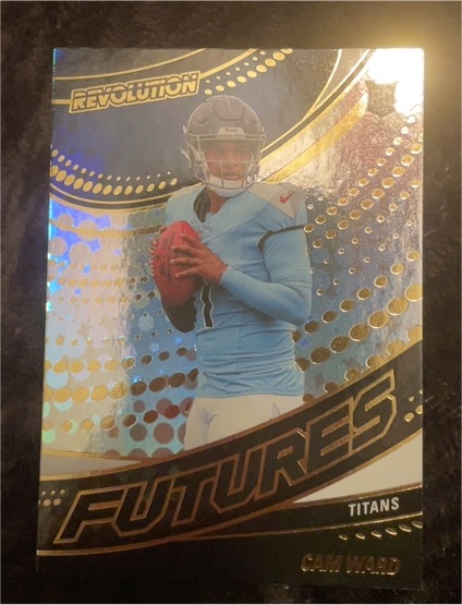 2025 Panini Revolution #16 Cam Ward Futures — front