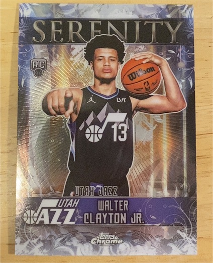 2025-26 Topps Chrome #SY-14 Walter Clayton Jr. Serenity — front