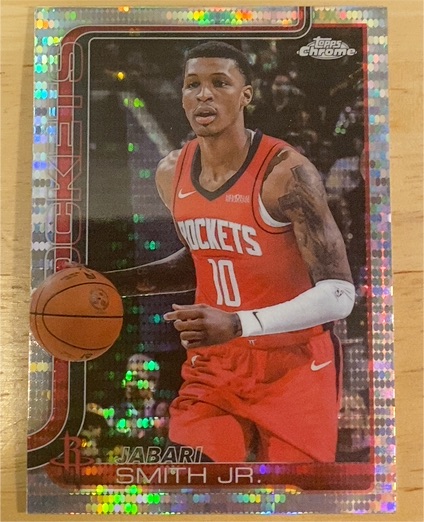 2025-26 Topps Chrome #62 Jabari Smith Jr. — front