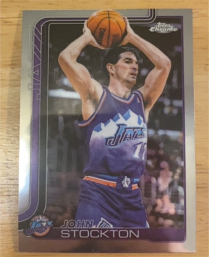 2025-26 Topps Chrome #250 John Stockton Utah Jazz — front