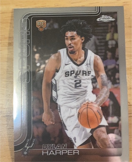 2025-26 Topps Chrome #252 Dylan Harper — front