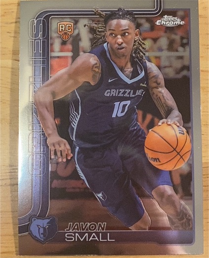 2025-26 Topps Chrome #299 Javon Small — front