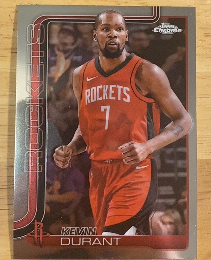 2025-26 Topps Chrome #155 Kevin Durant — front