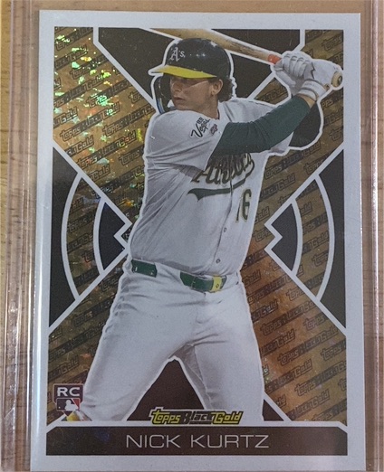 2025 Topps Black Gold #BG-20 Nick Kurtz — front