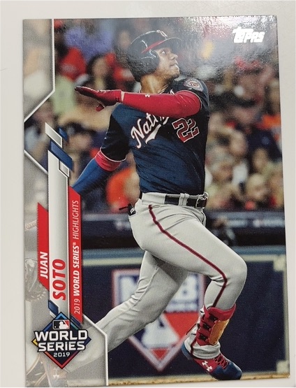 2020 Topps World Series Highlights #6 Juan Soto — front