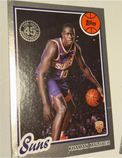 2025-26 Topps #80BK-57 Khaman Maluach 1980-81 Topps Basketball — front