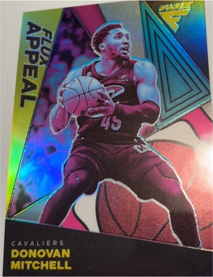 2022-23 Panini Flux #7 Donovan Mitchell Flux Appeal — front