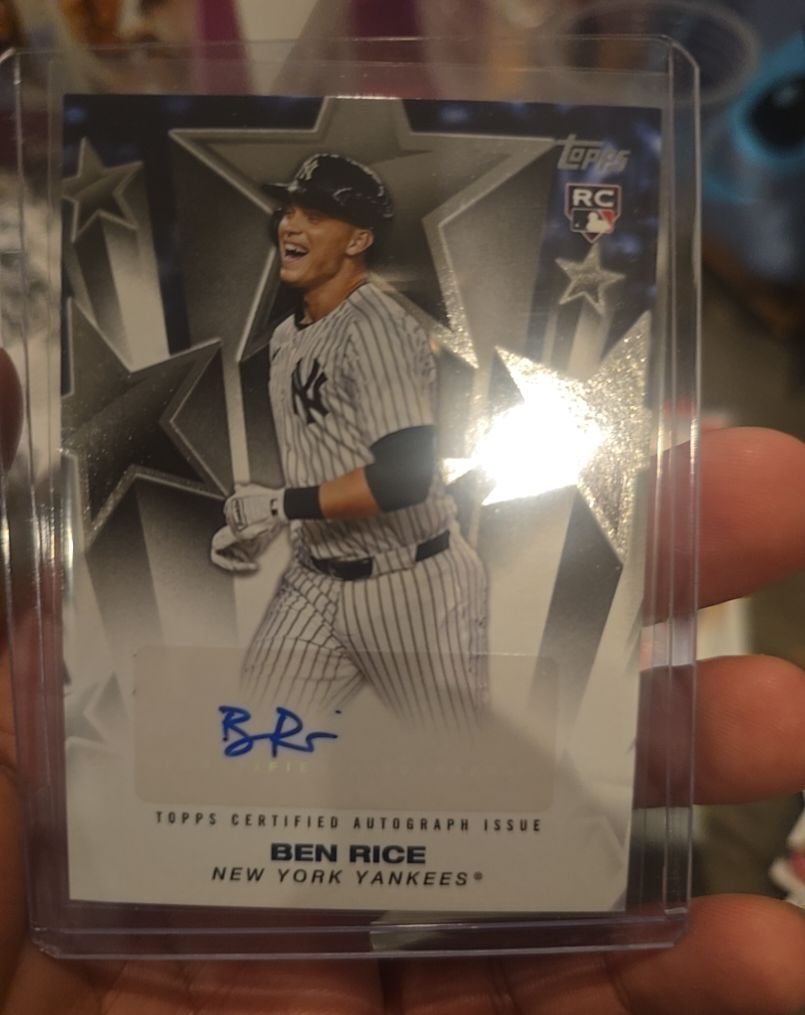 2025 Topps Update #BSAU-BRI Ben Rice Baseball Stars Autographs — front