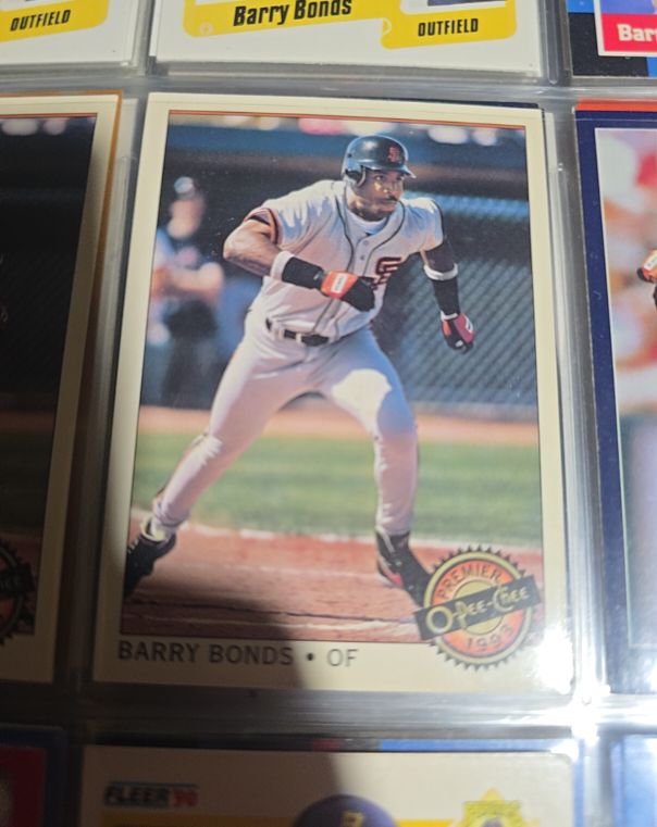 1993 O-Pee-Chee Premier #1 Barry Bonds — front