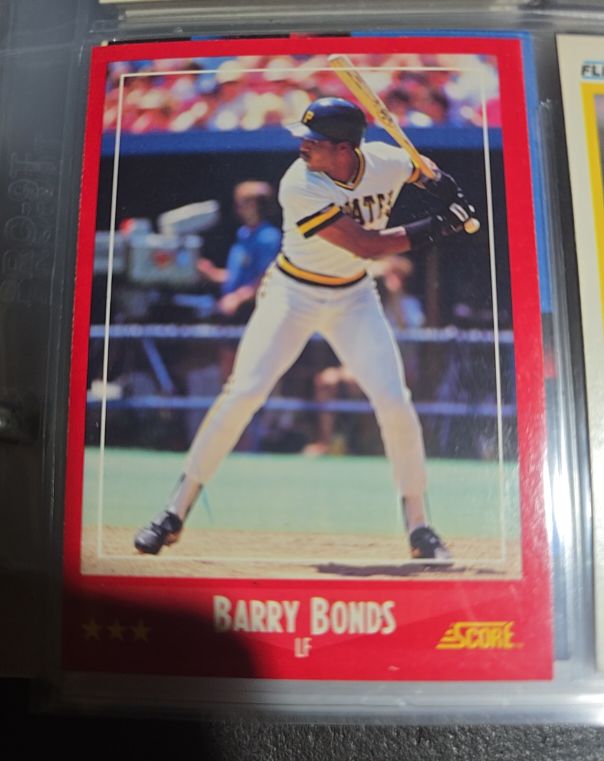 1988 Score #265 Barry Bonds — front