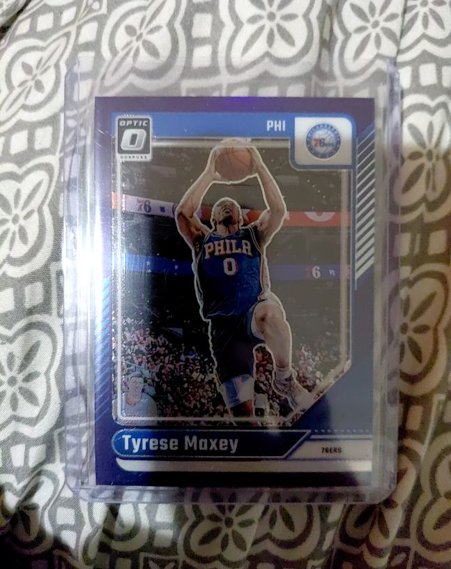 2024-25 Panini Donruss Optic #135 Tyrese Maxey — front