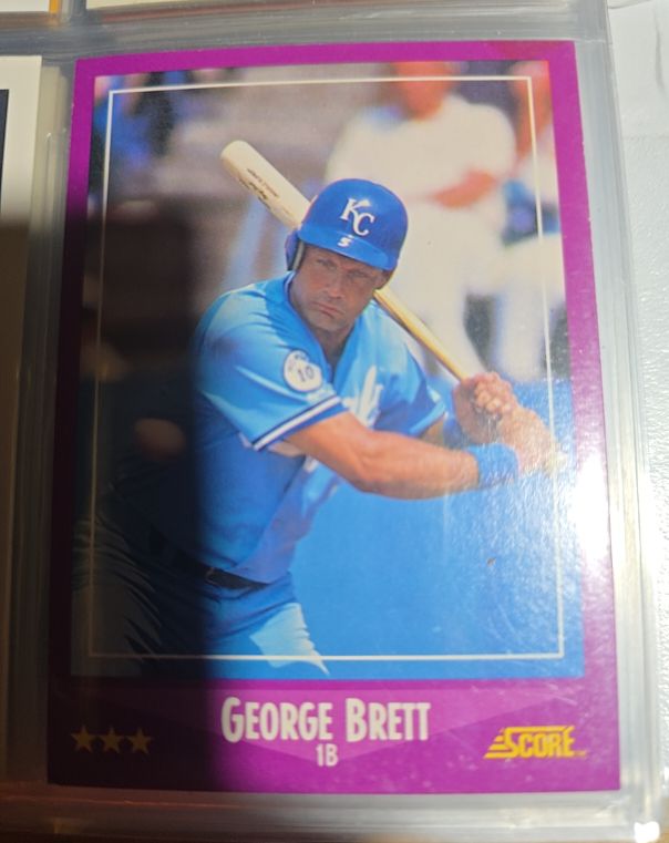 1988 Score #11 George Brett — front