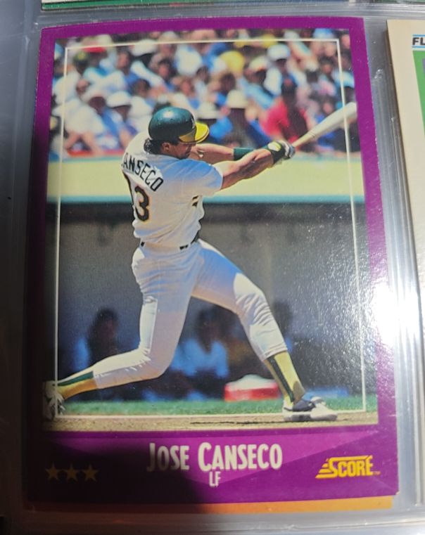 1988 Score #45 Jose Canseco — front