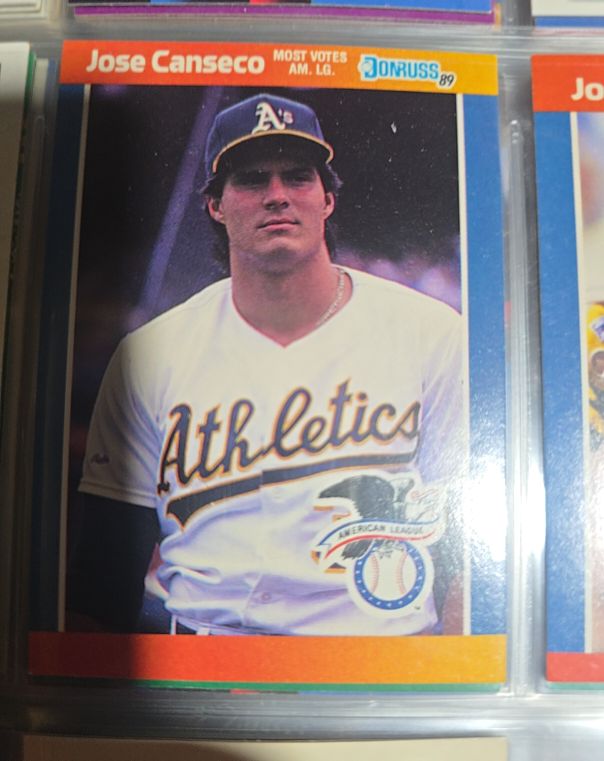 1989 Donruss #89 Jose Canseco — front