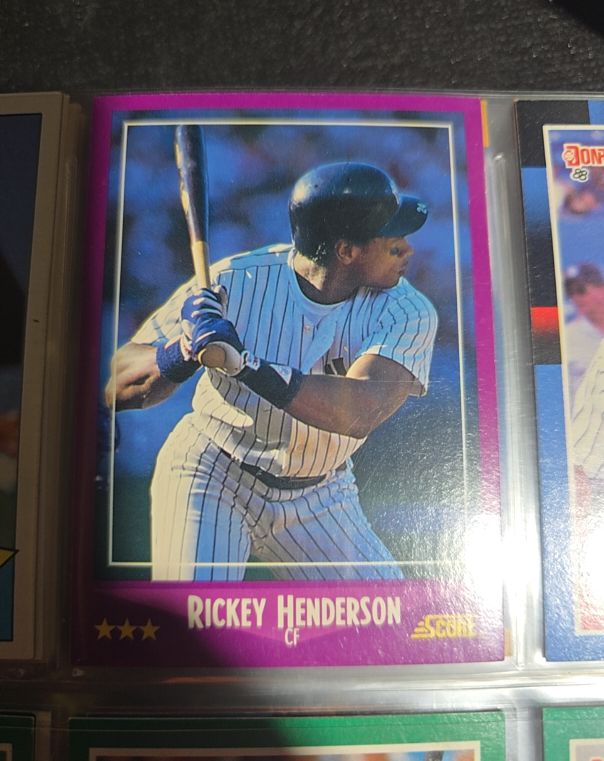 1988 Score #13 Rickey Henderson — front