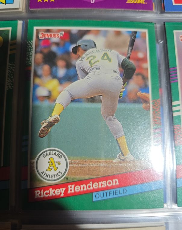 1991 Donruss #648 Rickey Henderson — front