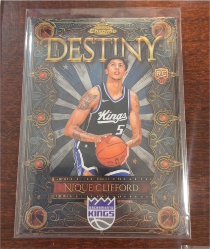 2025-26 Topps Chrome #D-20 Nique Clifford Destiny — front