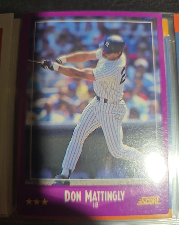 1988 Score #1 Don Mattingly — front