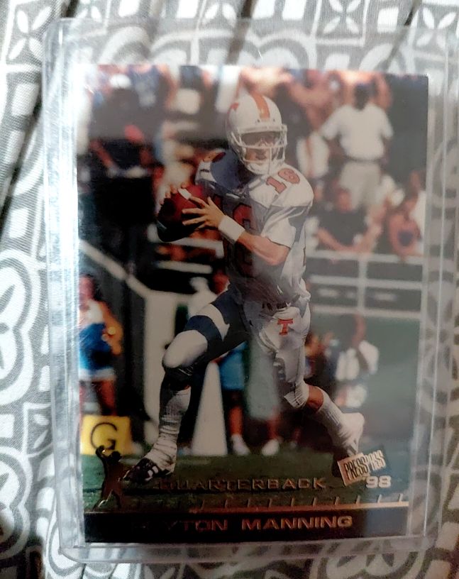 1998 Press Pass #50 Peyton Manning — front