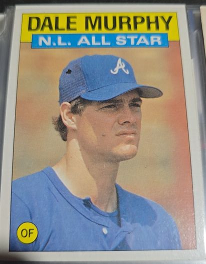 1986 Topps #705 Dale Murphy — front
