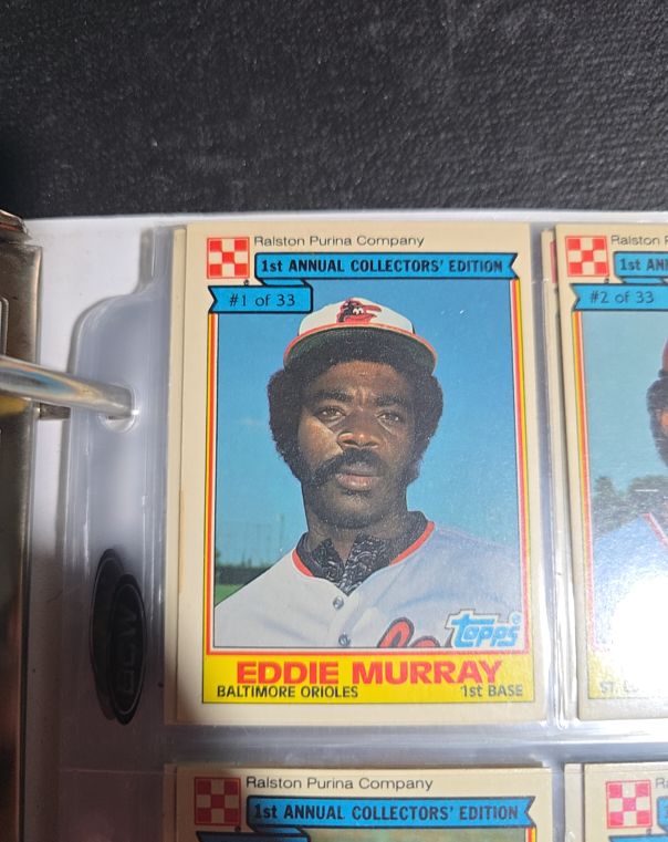 1984 Topps Ralston Purina #1 Eddie Murray — front