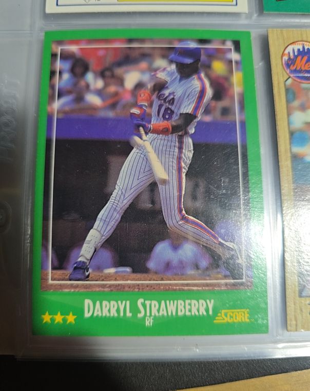 1988 Score #360 Darryl Strawberry — front