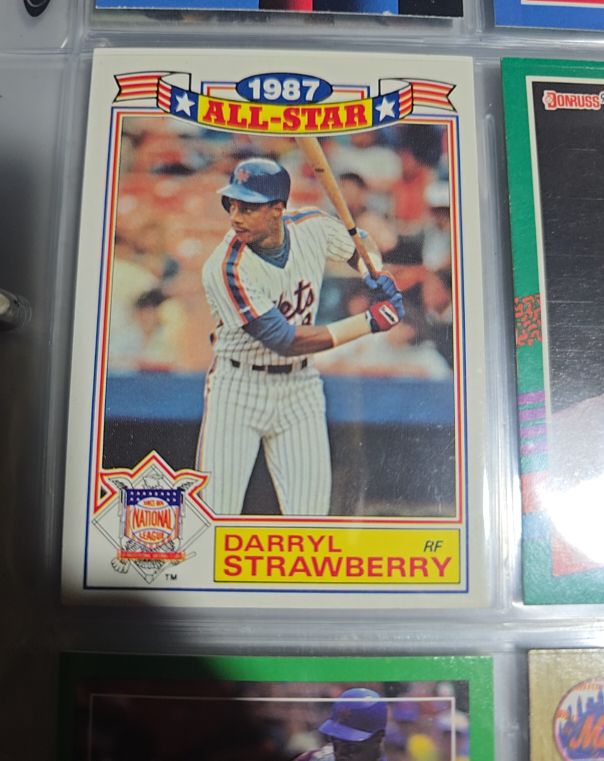 1988 Topps All-Star Commemorative #19 Darryl Strawberry — front