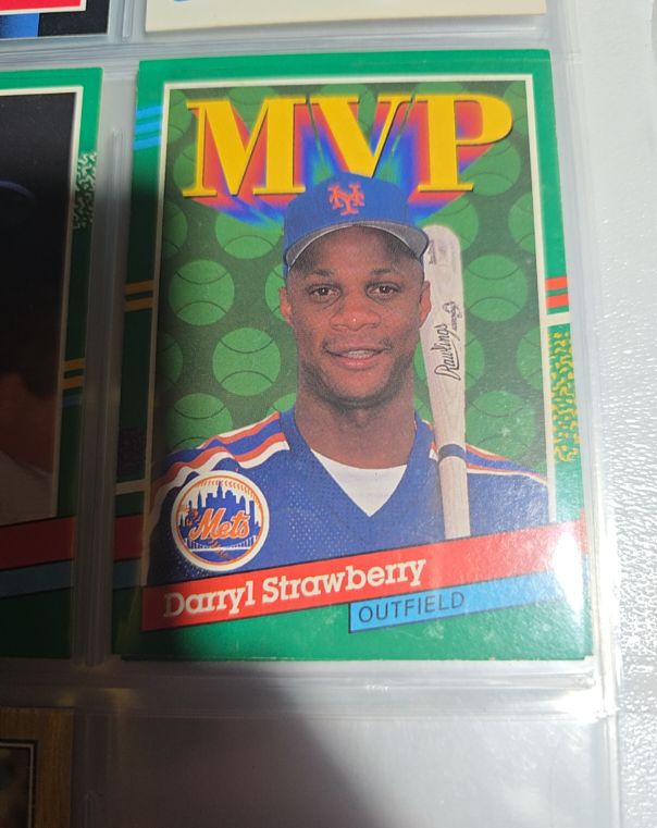 1991 Donruss #408 Darryl Strawberry — front