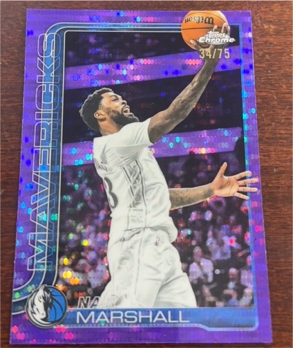 2025-26 Topps Chrome #34 Naji Marshall — front