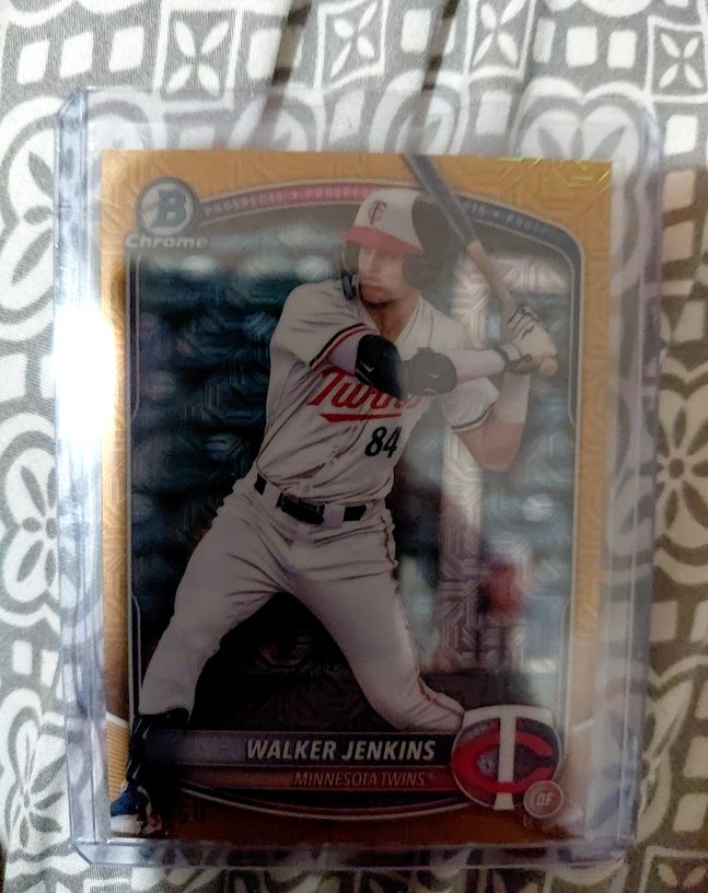 2025 Bowman Chrome Prospects #BCP-1 Walker Jenkins — front