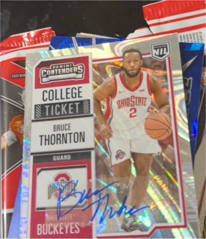 2025 Panini Contenders College Ticket #19 Bruce Thornton — front