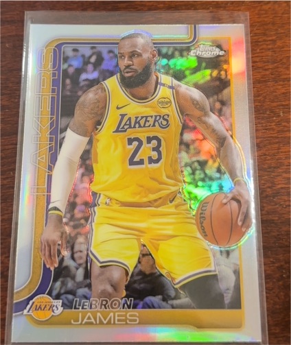 2025-26 Topps Chrome #127 LeBron James — front