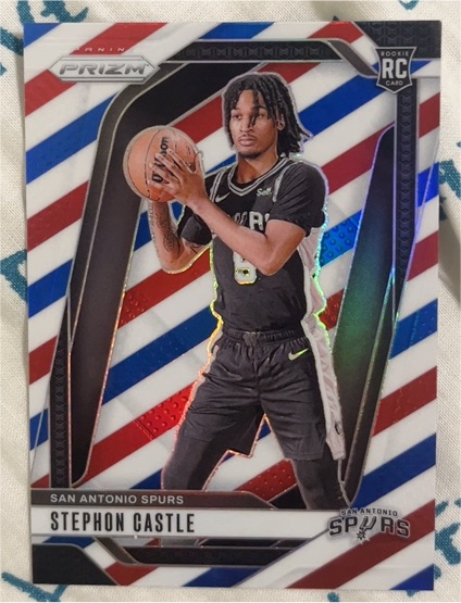 2024-25 Panini Prizm #234 Stephon Castle — front