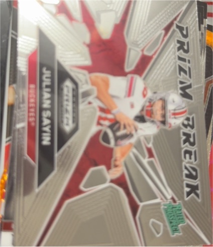 2025 Panini Prizm Draft Picks Prizm Break #3 Julian Sayin — front
