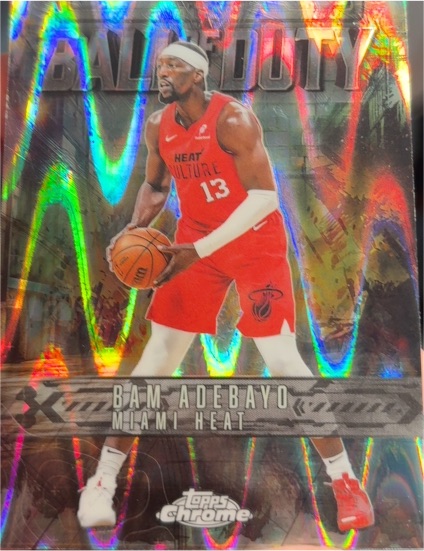 2024 Topps Chrome Bam Adebayo — front