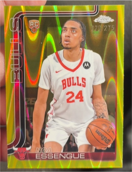 2025-26 Topps Chrome #262 Noa Essengue — front