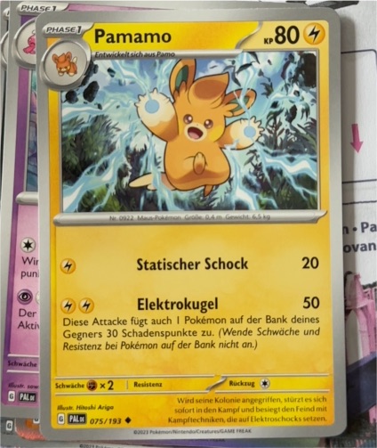 2023 Pokémon Paldea Evolved #075 Pamamo — front
