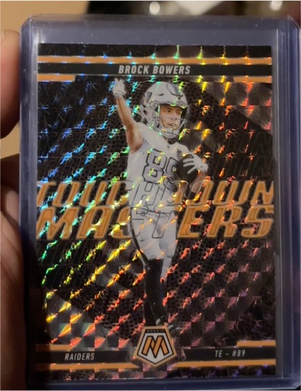 2025 Panini Mosaic #2 Brock Bowers Touchdown Masters — front