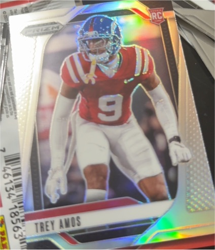 2025 Panini Prizm Draft Picks #139 Trey Amos — front