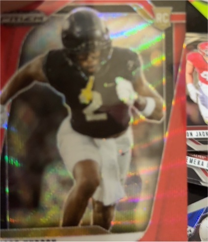 2024 Topps Finest Football Rookie Card — front