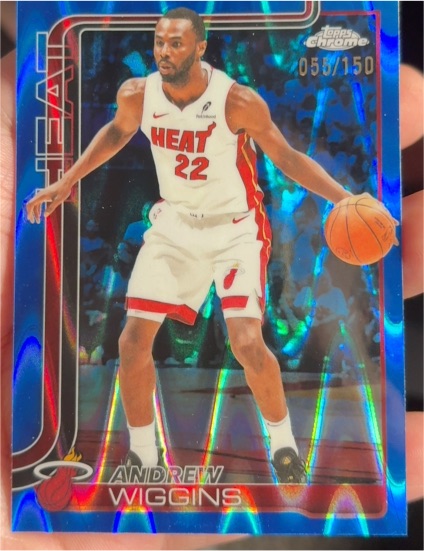 2025-26 Topps Chrome #180 Andrew Wiggins — front