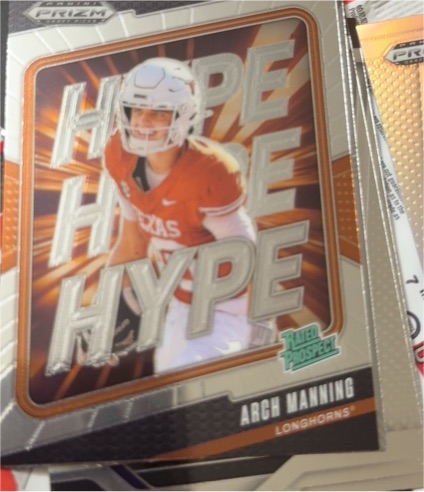 2025 Panini Prizm Draft Picks #18 Arch Manning Hype Rated Prospect — front