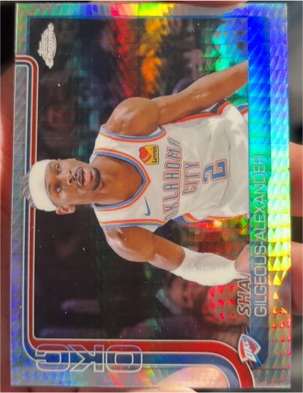 2025-26 Topps Chrome Shai Gilgeous-Alexander OKC — front