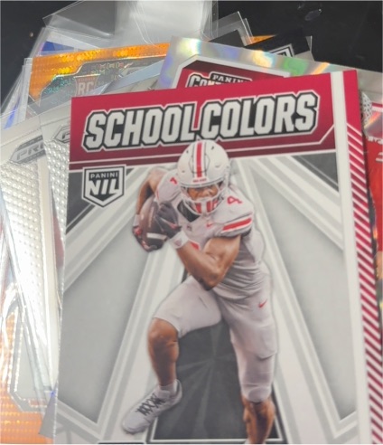 2024 Panini Ohio State NIL #3 Jeremiah Smith School Colors — front