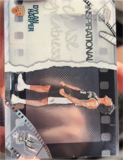 2025-26 Topps Chrome #IP-19 Dylan Harper Inspirational Insert RC — front