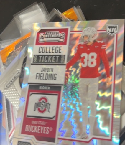 2025 Panini NIL College Ticket Jayden Fielding — front